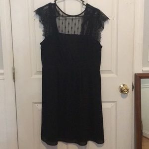 Black cocktail dress
